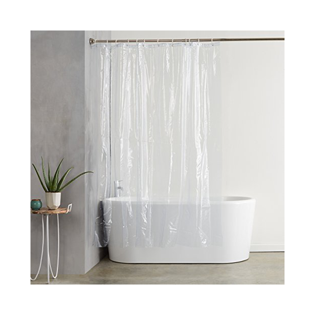Cortinas de baño transparentes